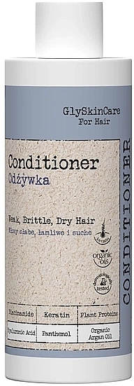Кондиціонер для слабкого, ламкого та сухого волосся - GlySkinCare Hair Conditioner — фото N1