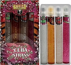 Cuba Ladies Strass Gift Set - Набор (edp/4x35ml) — фото N2