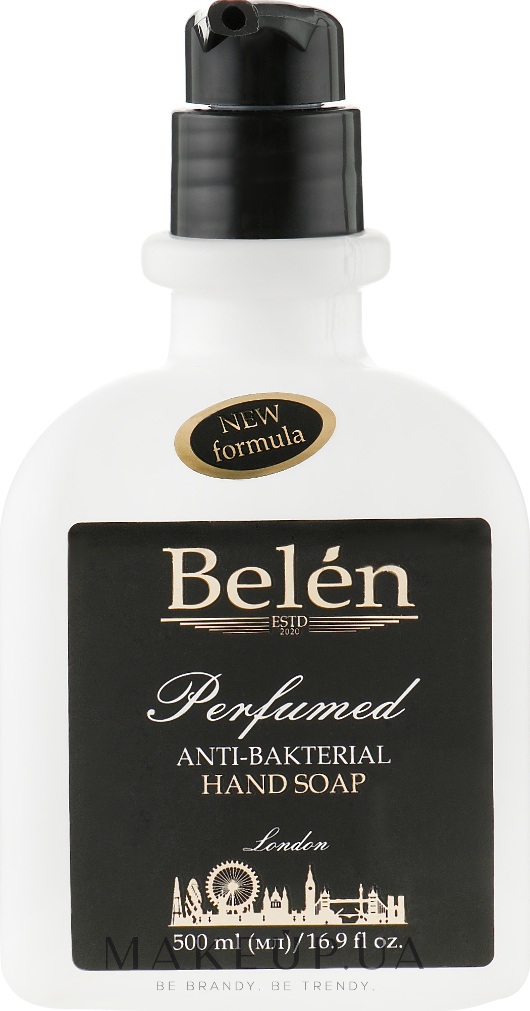 Антибактеріальне парфумоване мило "Лондон" - Belen Perfumed Anti-Bakterial Hand Soap London — фото 500ml