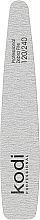 Парфумерія, косметика Пилка для нігтів "Конусна" 120/240, світло-сіра - Kodi Professional