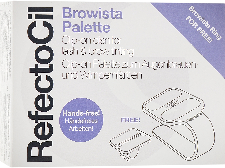 Набор для бровиста "Кольцо+Браслет" - RefectoCil Browista Palette & Browista Ring — фото N1