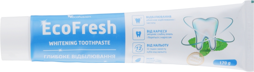 Зубна паста - Ecofusion EcoFresh Whitening Toothpaste