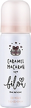 Парфумерія, косметика Пінка для душу "Карамельний макарон" - Bilou Caramel Macaron Shower Foam (міні)