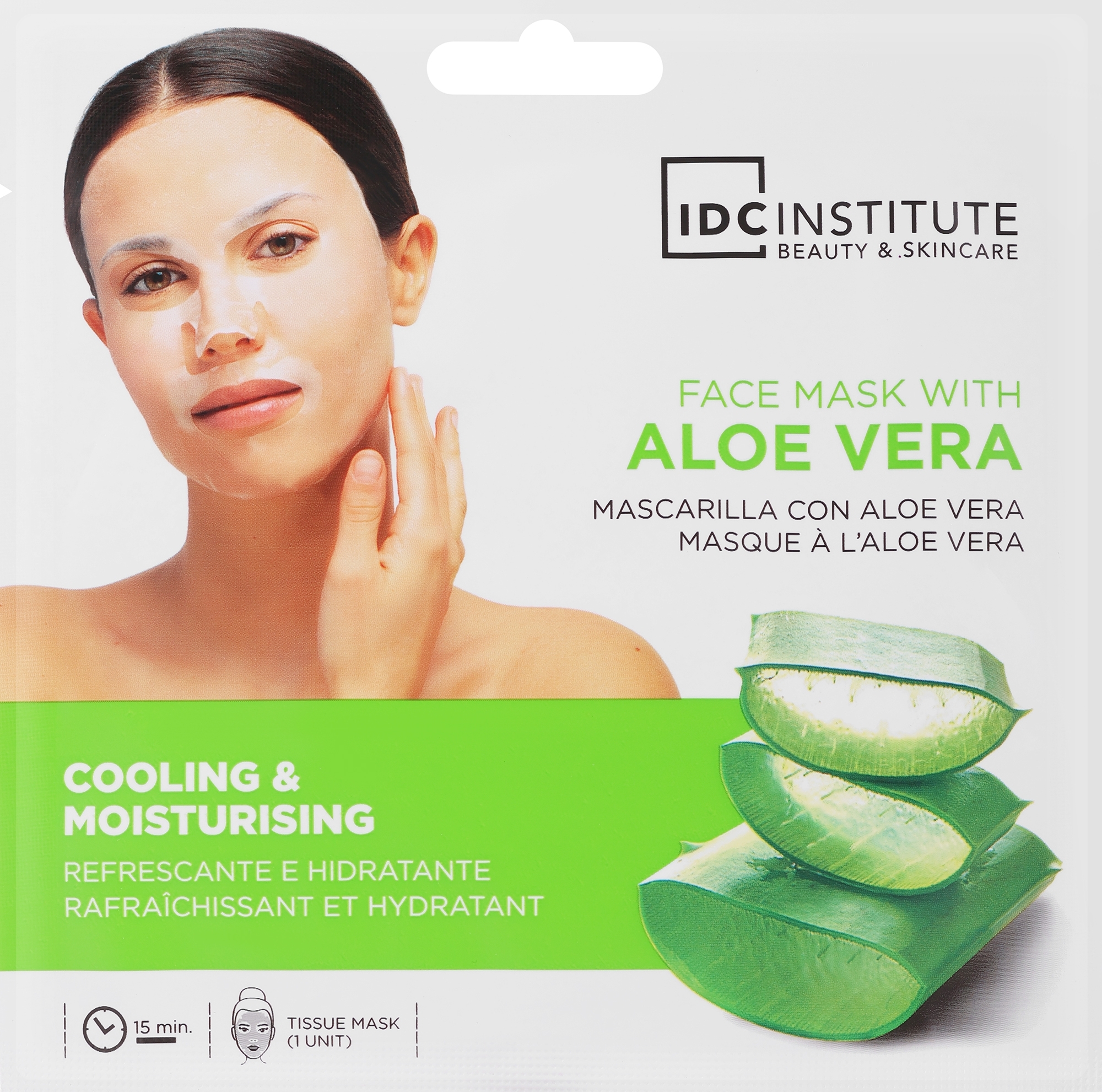 Маска для лица с алоэ вера - IDC Institute Face Mask  — фото 22g