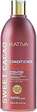 Духи, Парфюмерия, косметика Кондиционер для каштановых волос - Kativa Sweet Cacao Conditioner Brunette