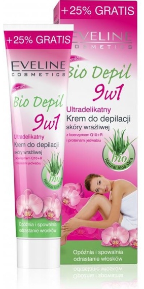 Крем для депиляции "Ультранежный 9в1" - Eveline Cosmetics Bio Depil