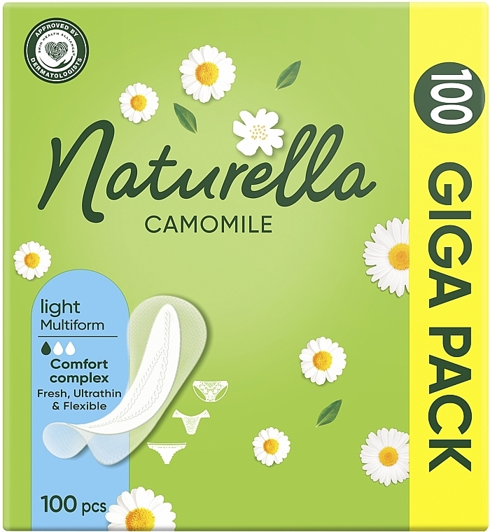 Щоденні гігієнічні прокладки,  100 шт - Naturella Camomile Light — фото N2