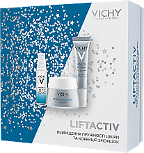 Парфумерія, косметика Набір - Vichy Liftactiv (cr/50ml + cr/eye/15ml + gel/10ml)