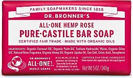 Мило "Троянда" - Dr. Bronner’s Pure Castile Bar Soap Rose — фото N1