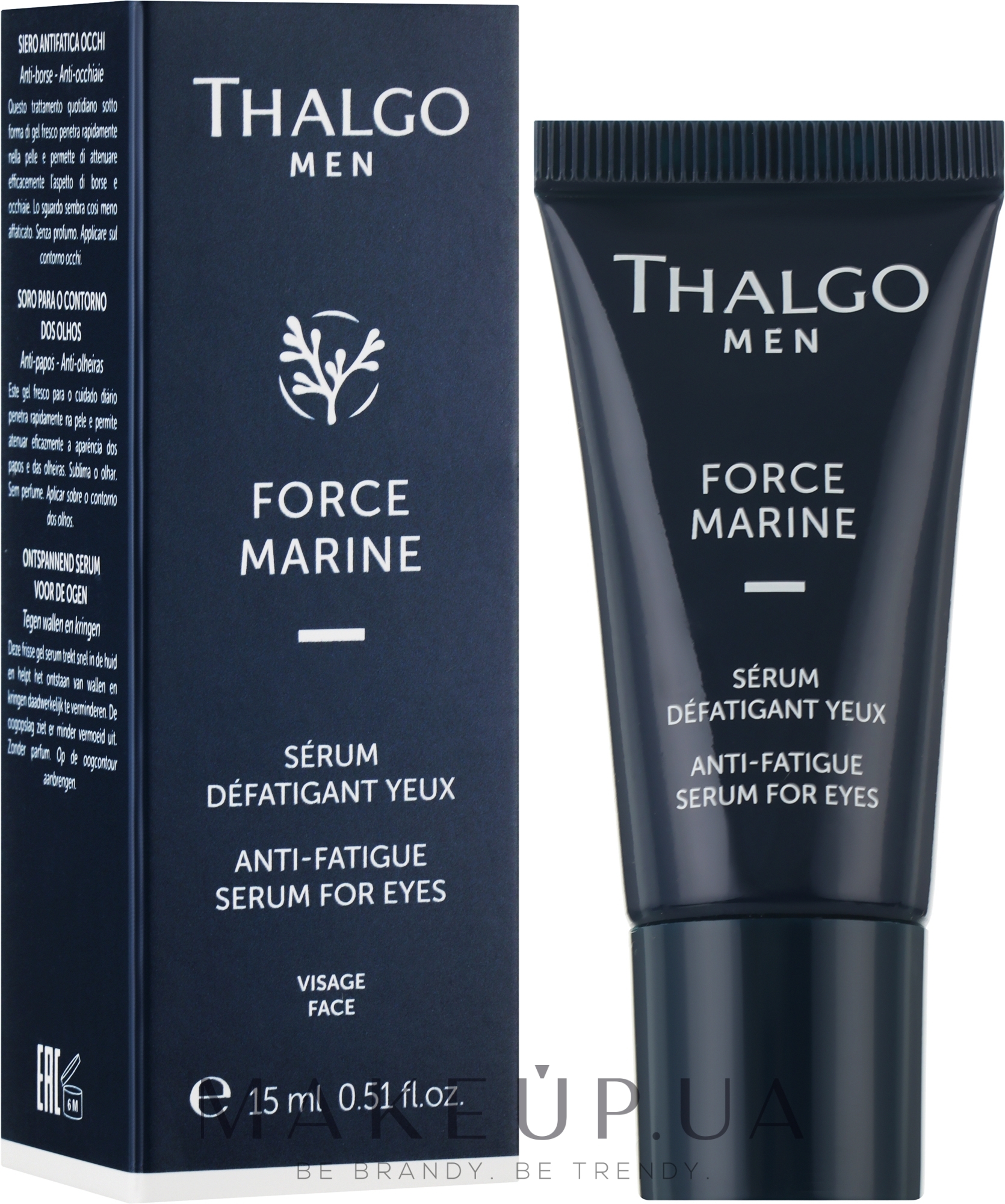 Сыворотка мужская для глаз - Thalgo Men Anti-Fatigue Serum for Eyes — фото 15ml