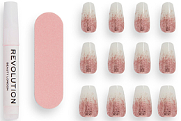Набор накладных ногтей - Makeup Revolution Flawless False Nails Ultra Glam — фото N2