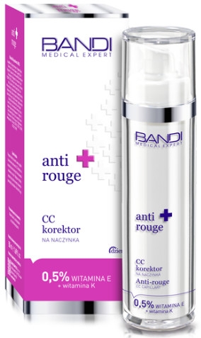 Антикуперозний СС-крем з вітамінами Е і К - Bandi Medical Expert Anti Rouge CC Capillary Corrector — фото N1