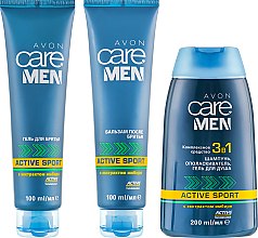 Парфумерія, косметика Набір - Avon Care Man Active Sport(shm/200ml + sh/balm100ml + after/sh/balm/100ml)