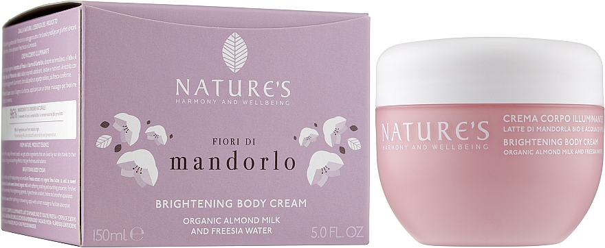 Осветляющий крем для тела - Nature's Fiori Mandorlo Brightening Body Cream — фото N2