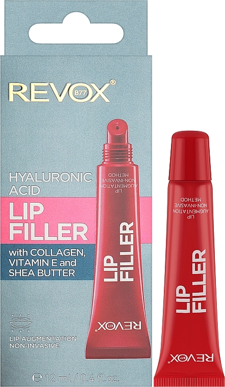 Неинвазивный филлер для увеличения губ с гиалуроновой кислотой - Revox Hyaluronic Acid Lip Filler — фото N2