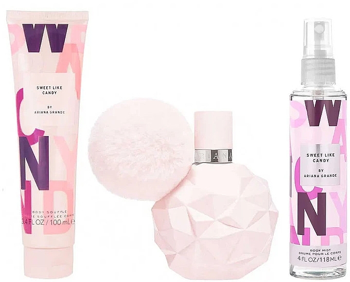 Ariana Grande Sweet Like Candy - Набір (edp/100ml + b/lot/100ml + b/mist/118ml) — фото N2