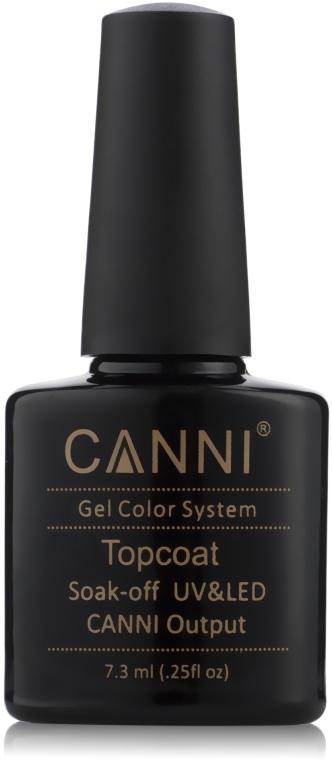 Фінішне покриття з липким шаром - Canni Soak-off Top Coat — фото N1