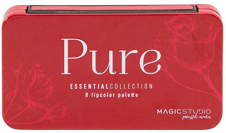Палетка помад для губ, 6 оттенков - Magic Studio Pure Lipstick Palette  — фото N3