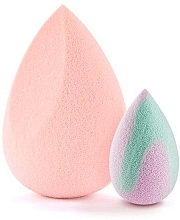 Парфумерія, косметика Набір спонжів, середній рожевий/міні пастель - Boho Beauty Bohoblender Medium Cut + Mini Pastel