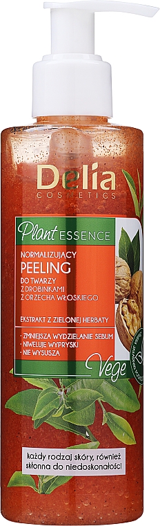 Скраб для обличчя - Delia Plant Essence Creamy Face Scrub — фото N1
