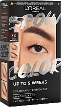 Парфумерія, косметика Набір для фарбування брів - L'Oréal Paris Brow Color Semi-Permanent Eyebrow Tint