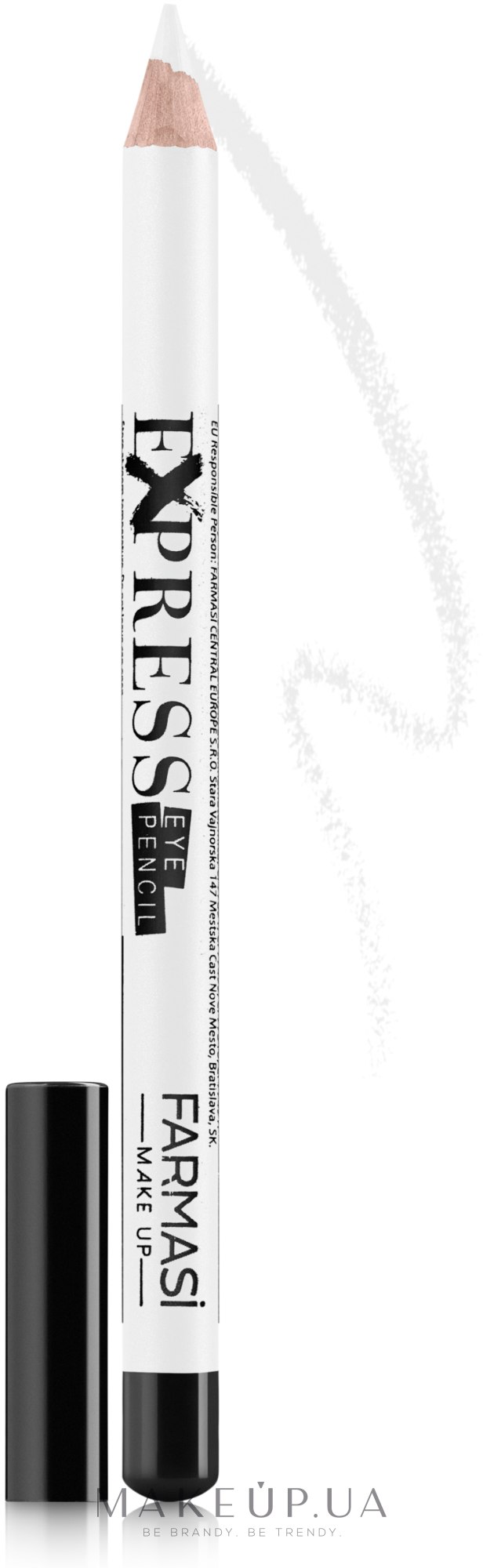 Олівець для очей - Farmasi Express Eye Pencil — фото 02 - Белый