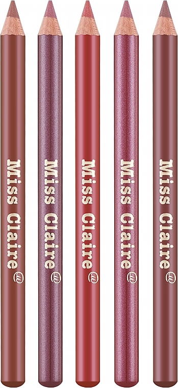 Набор карандашей для губ - Miss Claire MC Profine MC1 (lip/liner/5х1.4g) — фото N2