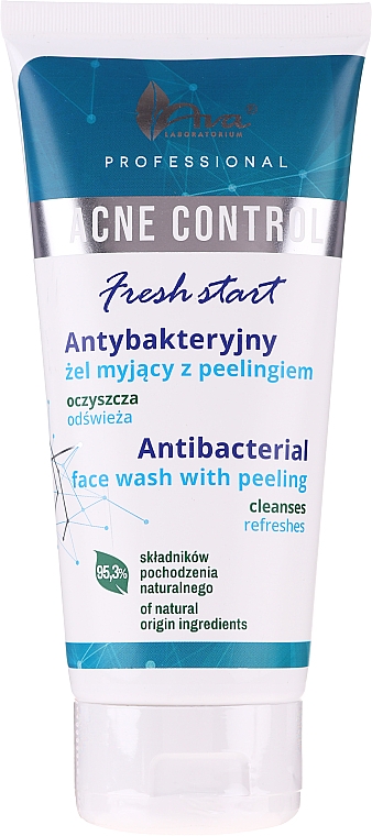 Гель для обличчя - Ava Laboratorium Acne Control Professional Fresh Start Antibacterial Face Wash — фото N1