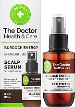 Сыворотка для кожи головы "Репейная сила" - The Doctor Health & Care Burdock Energy 5 Herbs Infused Scalp Serum — фото N2
