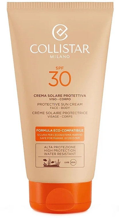 Сонцезахисний крем - Collistar Eco-Compatible Protection Sun Cream SPF30 — фото N1