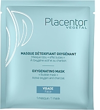 Тканинна киснева маска для обличчя - Placentor Vegetal Oxygenating Bubble Mask — фото N1