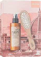 Духи, Парфюмерия, косметика Набор - Nashi Argan Florence (mask/150ml + hair/brush/1pcs)