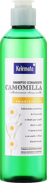 Шампунь осветительный для волос - Kelemata Shampoo Camomilla — фото N1