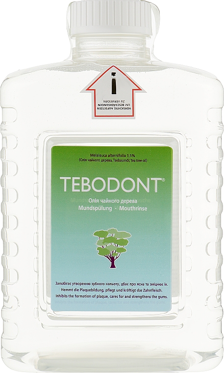Ополіскувач порожнини рота з маслом чайного дерева для диспенсера - Dr. Wild Tebodont (Melaleuca Alternifolia) — фото N1