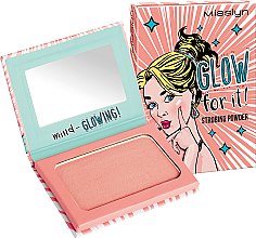 Парфумерія, косметика Misslyn Glow For It! Strobing Powder - Misslyn Glow For It! Strobing Powder (тестер)