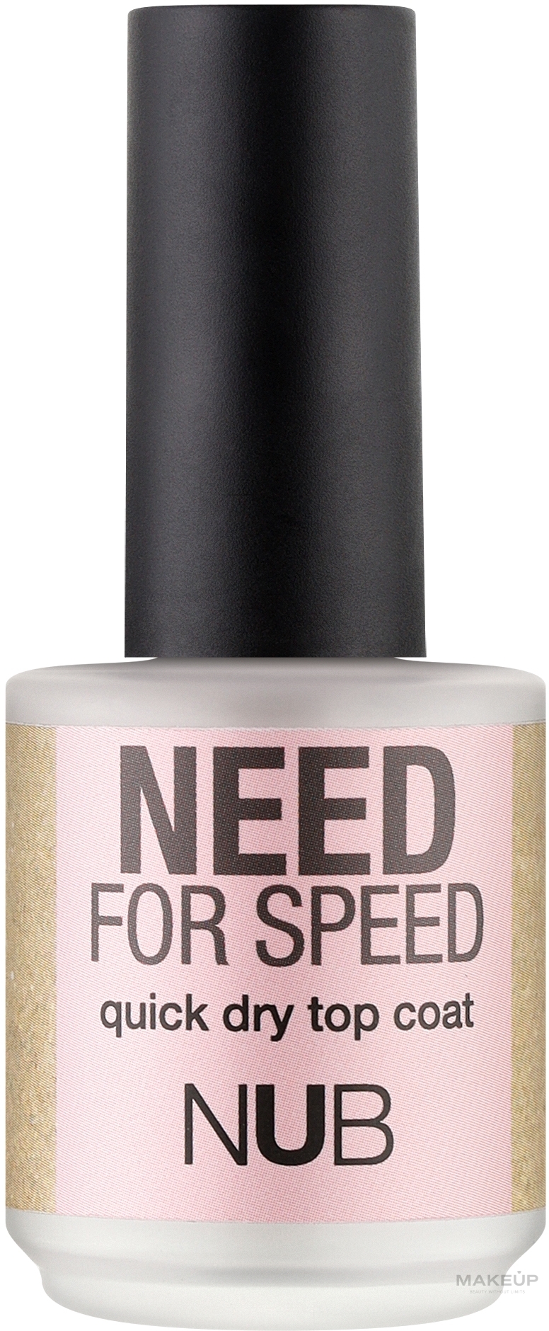 Швидкосохнучий закріплювач для лаку - NUB Need For Speed — фото 15ml