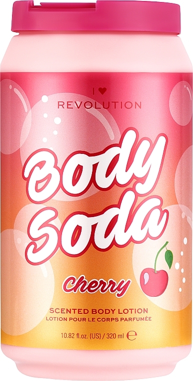 Лосьон для тела с ароматом вишни - I Heart Revolution Body Soda Cherry Scented Body Lotion — фото N1