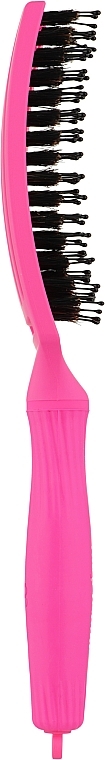Щітка для волосся, комбінована - Olivia Garden Finger Brush Neon Pink — фото N2