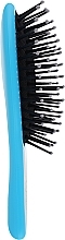 Щетка для волос массажная мини, С02535, голубая - Rapira — фото N2