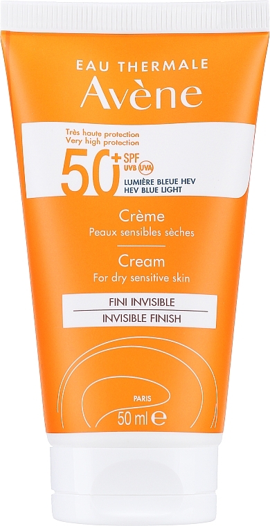 Сонцезахисний крем для сухої шкіри - Avene Tres Haute Protection SPF50+ — фото N1