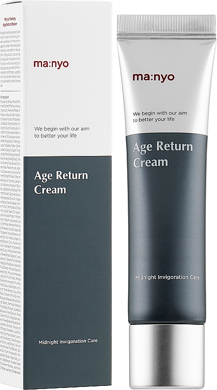 Ночной восстанавливающий крем для зрелой кожи - Manyo Factory Age Return Cream — фото N2