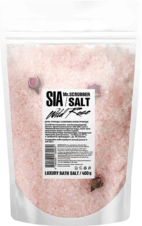 Соль для ванны - Mr.Scrubber Wild Rose — фото N1