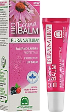 Восстанавливающий бальзам для губ с экстрактом эхинацеи и ароматом ягод - Natura House Protective Lip Balm — фото N2