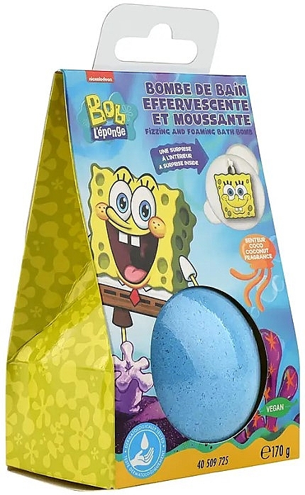 Бомбочка для ванны - Take Care Sponge Bob Bath Bomb — фото N1