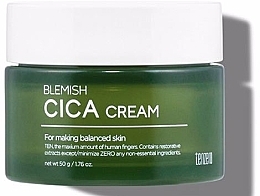 Успокаивающий крем для лица против пятен - Tenzero Blemish Cica Cream — фото N1