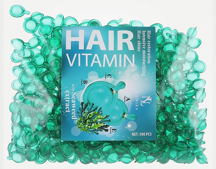 Вітаміни для волосся з екстрактом Морських водоростей - LeNika — фото N2