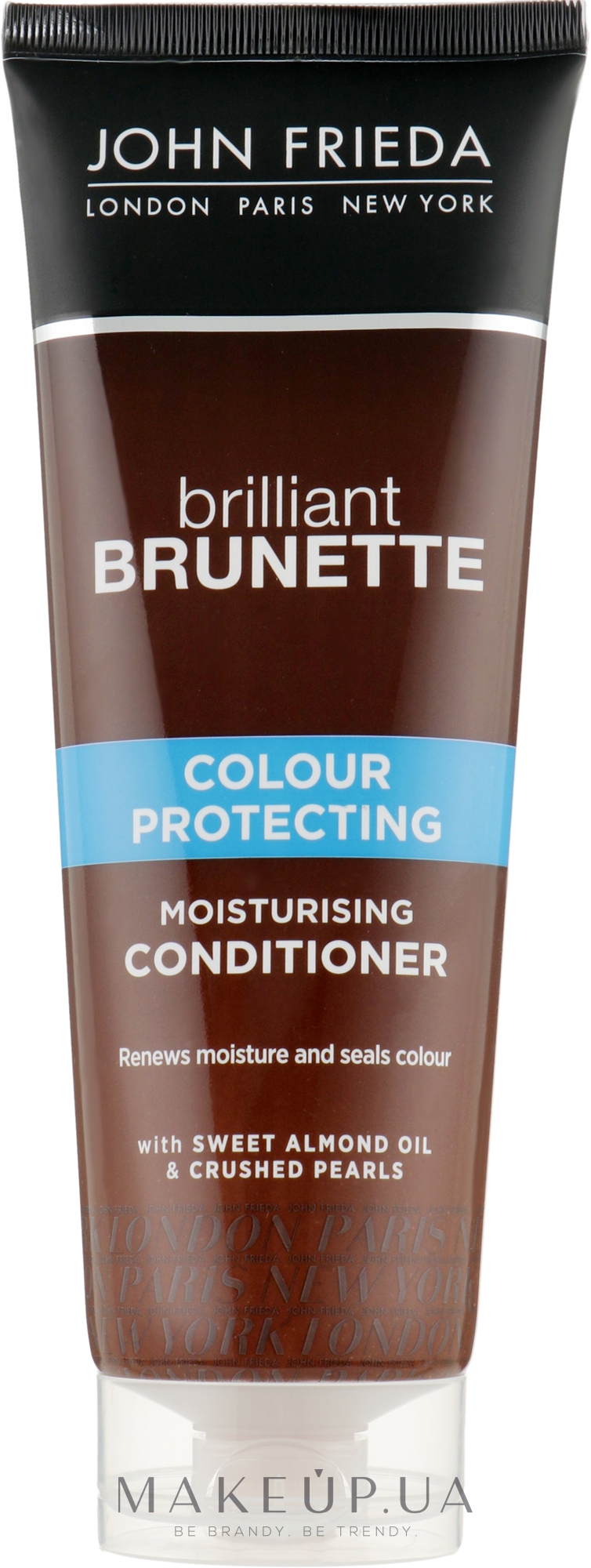 Увлажняющий кондиционер для защиты цвета для брюнеток - John Frieda Brilliant Brunette Colour Protecting Moisturising Conditioner — фото 250ml