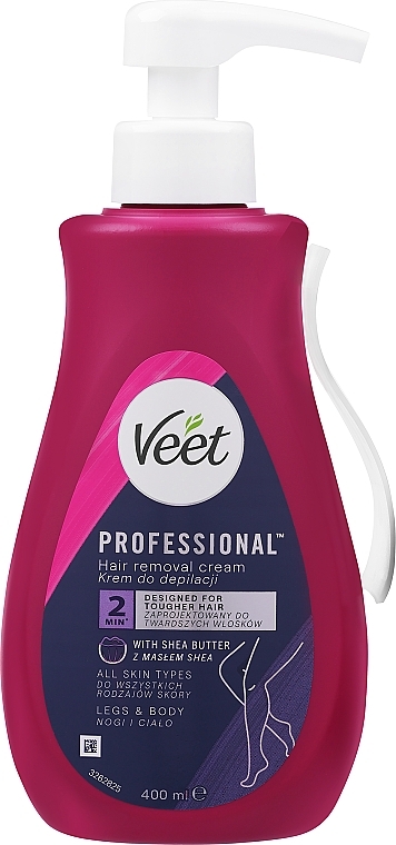 Крем для депіляції для всіх типів шкіри, з маслом Ши - Veet Professional Hair Removal Cream — фото N10