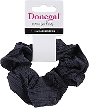 Духи, Парфюмерия, косметика Резинка для волос, FA-5608, темно-синяя с узором - Donegal