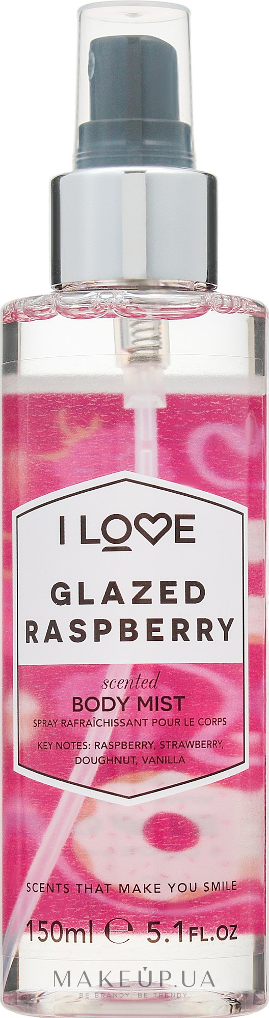 Освіжальний спрей для тіла "Глазурована малина" - I Love Glazed Raspberry Body Mist — фото 150ml